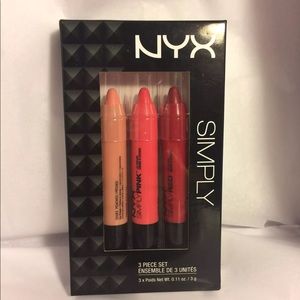 3 NYX Simply Lip Cream.